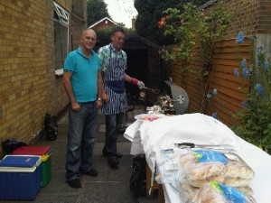 Picture of our chefs and their barbecue(s)